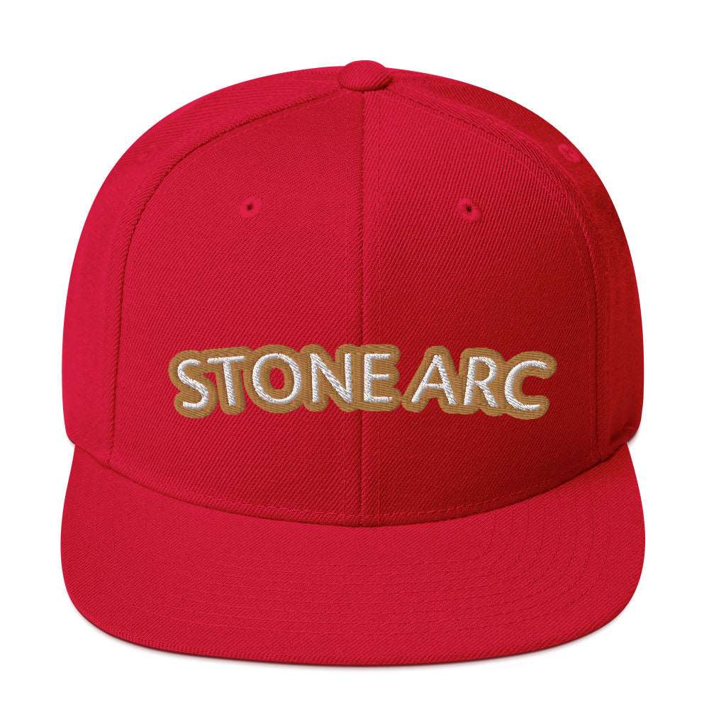 Stone Arc Snapback Hat