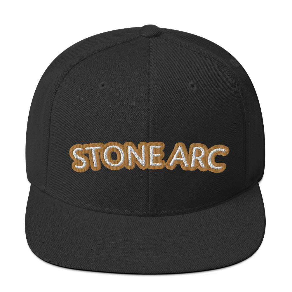 Stone Arc Snapback Hat
