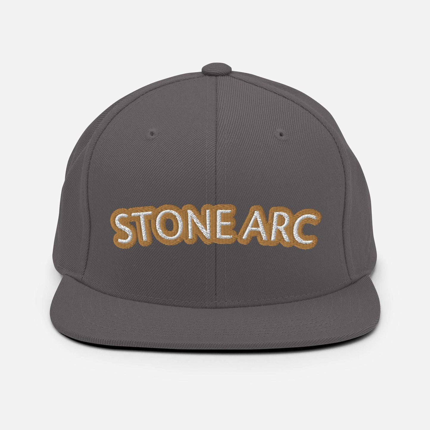 Stone Arc Snapback Hat