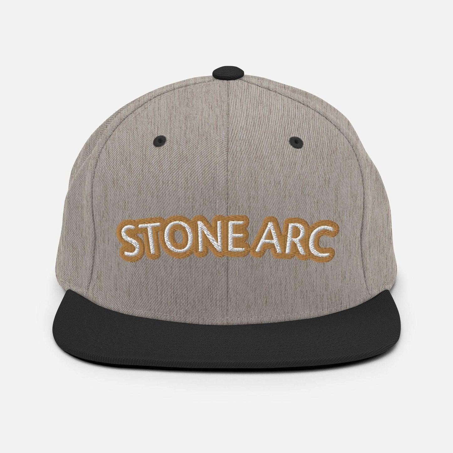 Stone Arc Snapback Hat