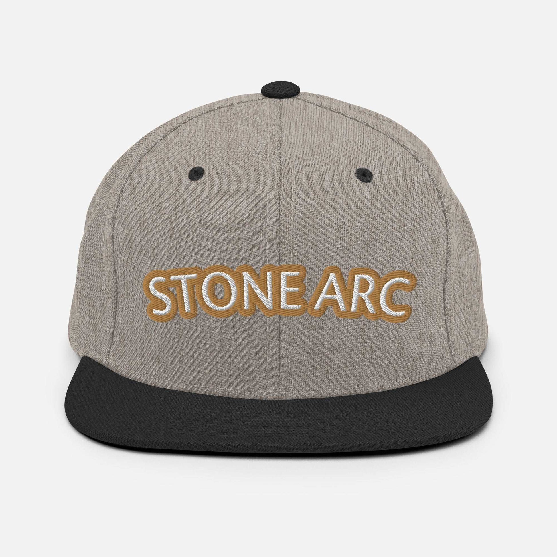 Stone Arc Snapback Hat