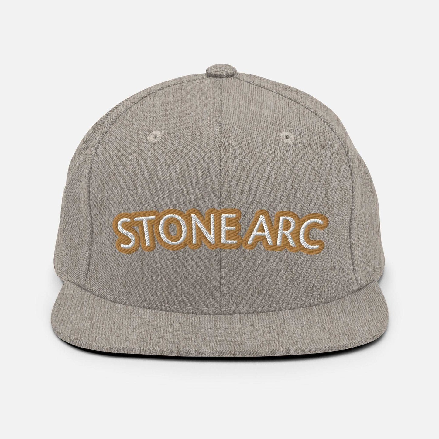 Stone Arc Snapback Hat