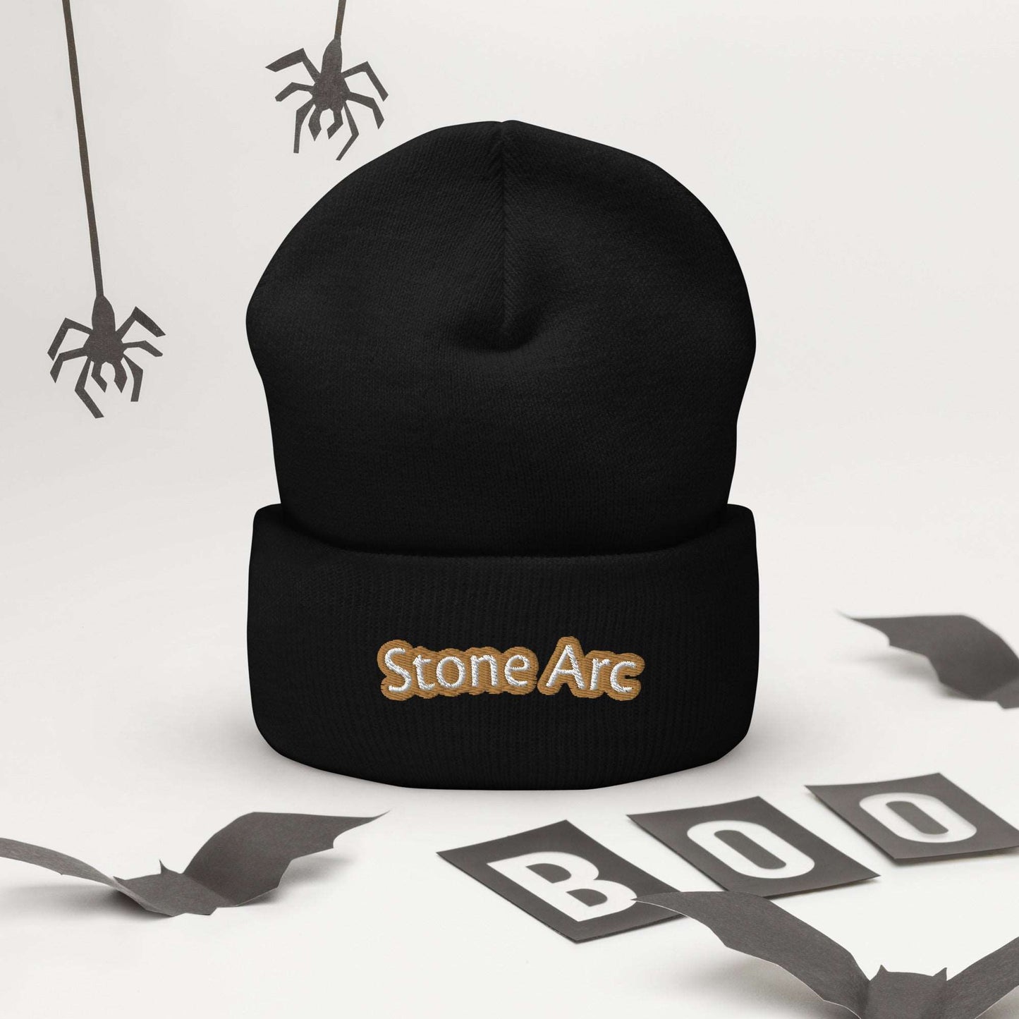 Stone Arc Cuffed Beanie