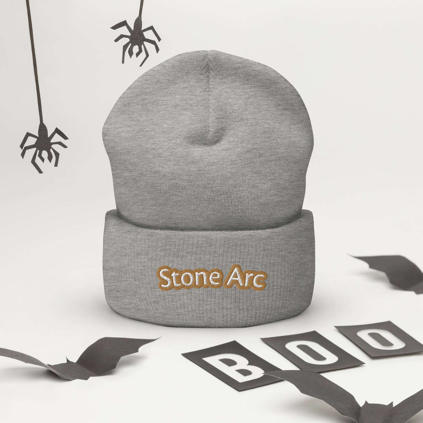 Stone Arc Cuffed Beanie