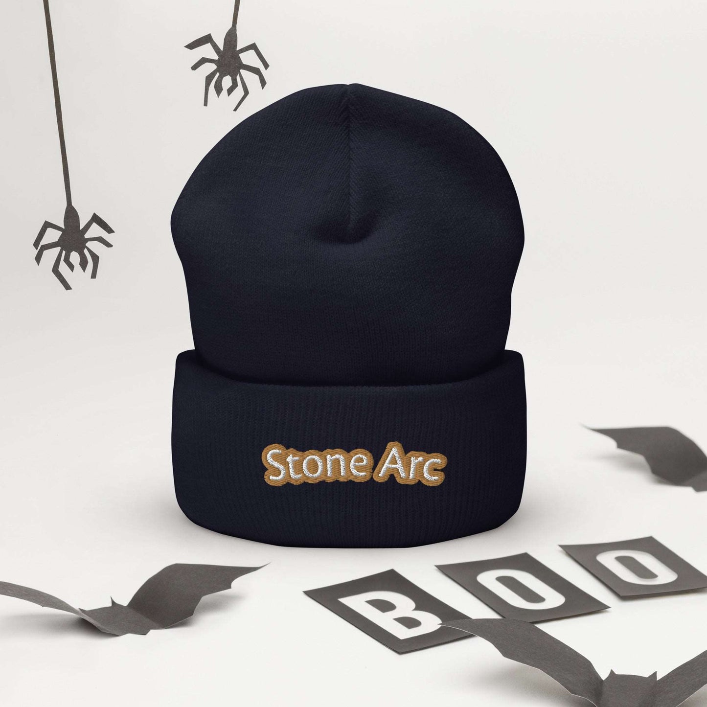 Stone Arc Cuffed Beanie