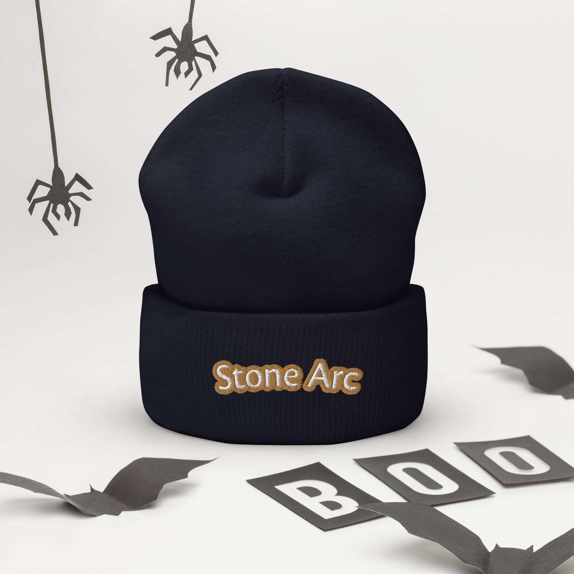 Stone Arc Cuffed Beanie
