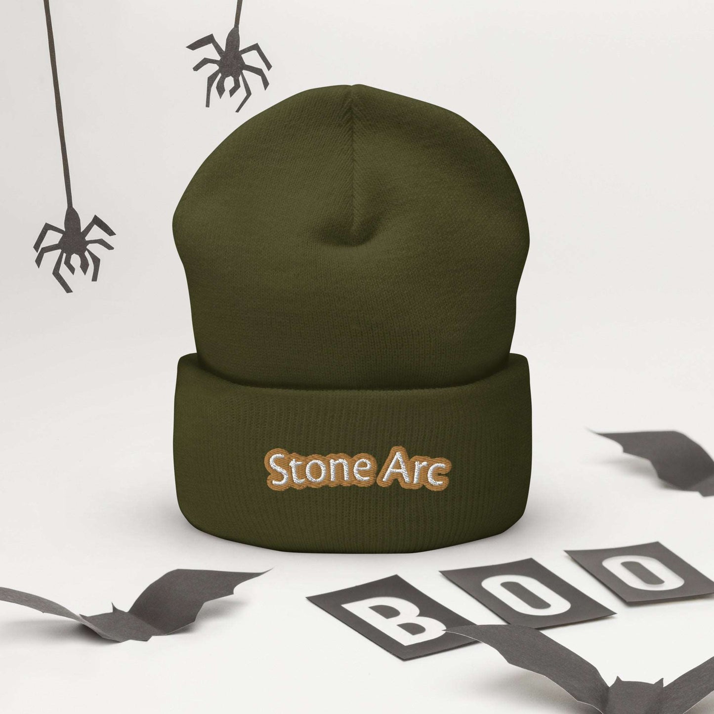 Stone Arc Cuffed Beanie