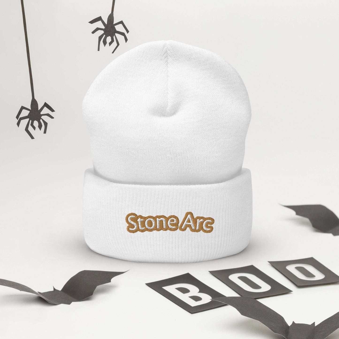 Stone Arc Cuffed Beanie